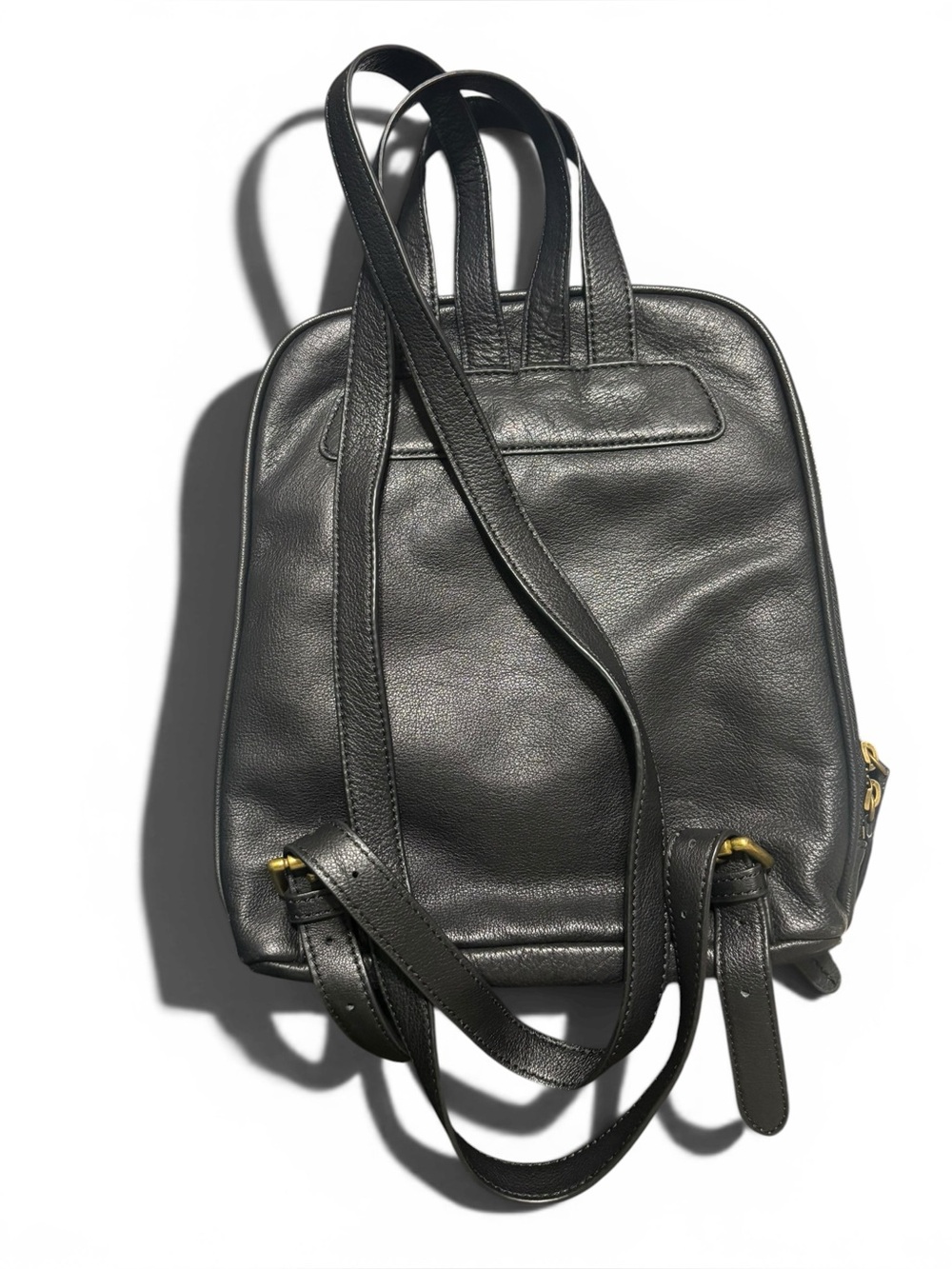 Margot Women's Alicia Leather Small Zip- Around Backpack Purse - Picture 4 of 7